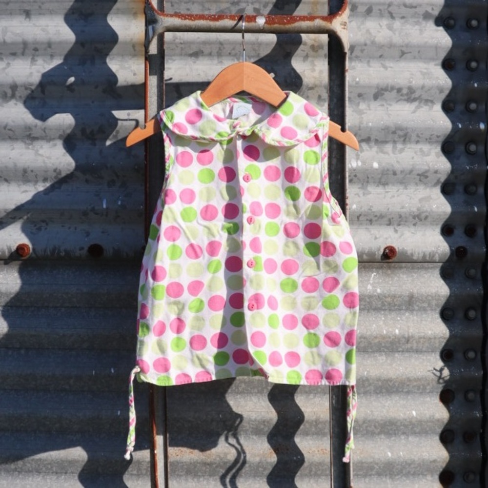 Chez Ami by Patsy Aiken Polka Dot Shirt
